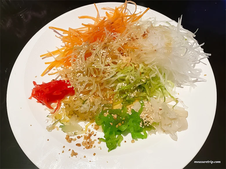 旧正月料理「Yee Sang / 魚生」 イーサン