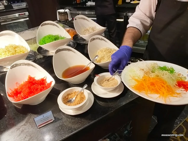 旧正月料理「Yee Sang / 魚生」 イーサン