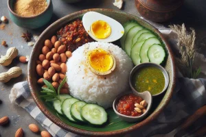 マレーシアの国民的料理「ナシレマ - NASI LEMAK」